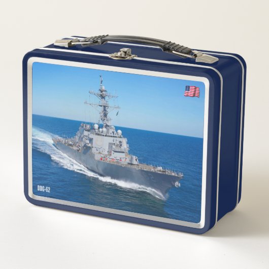GUIDED-MISSILE-DESTROYER - DDG METALL BROTDOSE (Vorderseite)