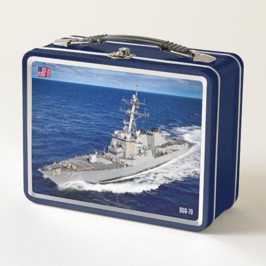 GUIDED-MISSILE-DESTROYER - DDG METALL BROTDOSE (Vorderseite)