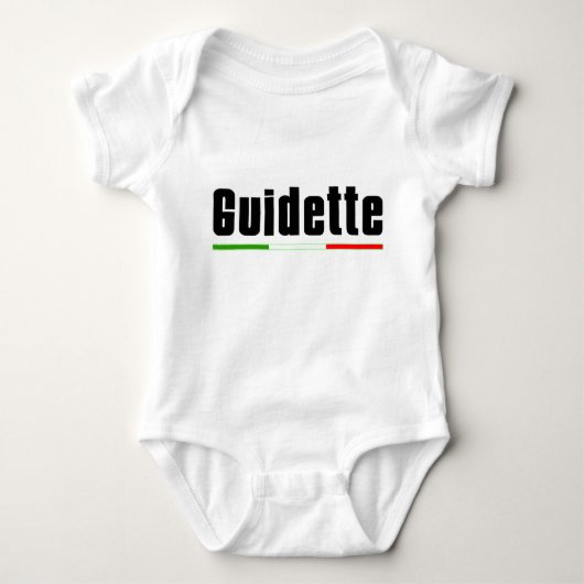 GUIDETTE BABY STRAMPLER (Vorderseite)