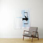 GUIDING HAND Medium (50" x 60") Tapestry Wandteppich (Beispiel)