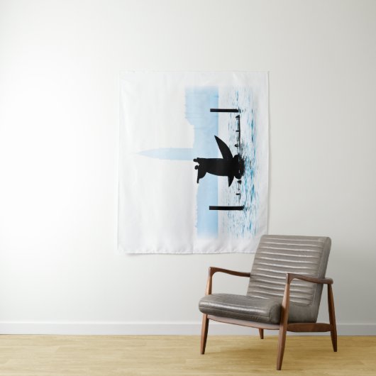 GUIDING HAND Medium (50" x 60") Tapestry Wandteppich (Beispiel)