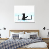 GUIDING HAND Stretched Canvas Print Leinwanddruck (Insitu (Schlafzimmer))