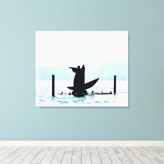 GUIDING HAND Stretched Canvas Print Leinwanddruck (Insitu (Holzboden))