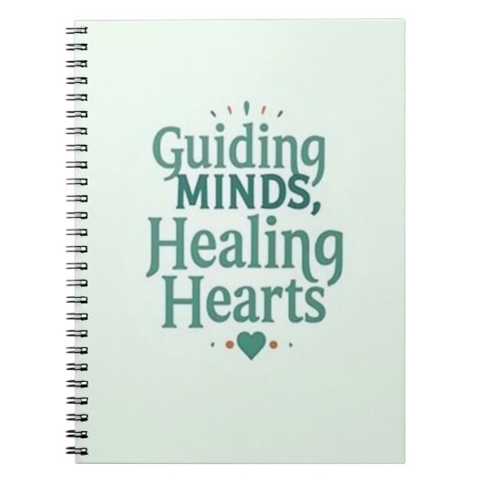 Guiding Minds, Healing Hearts – School Counselor Notizblock (Vorderseite)