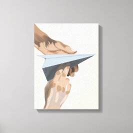 Guiding Paper Skies – Parent-Child Trust Leinwanddruck