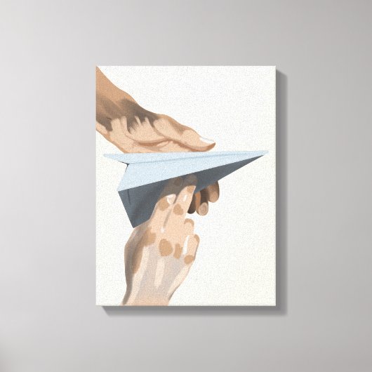 Guiding Paper Skies – Parent-Child Trust Leinwanddruck (Vorderseite)