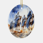 "Guiding Star - Three Wise Men Ornament" Keramik Ornament (Rechts)