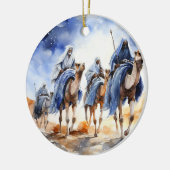 "Guiding Star - Three Wise Men Ornament" Keramik Ornament (Links)