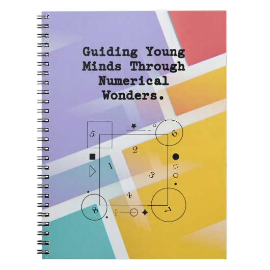 Guiding Young Minds | Numerical Wonders Mathe Notizblock (Vorderseite)
