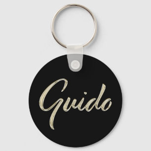 Guido Button-Schlüsselname Schlüsselanhänger