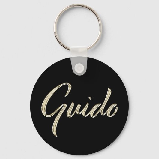 Guido Button-Schlüsselname Schlüsselanhänger (Vorderseite)