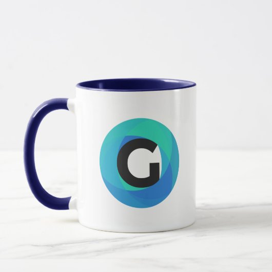 Guido-Medium-blaue Kaffee-Tasse Tasse (Links)