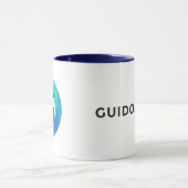 Guido-Medium-blaue Kaffee-Tasse Tasse (Zentrum)