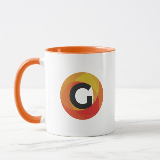 Guido-Medium-orange Kaffee-Tasse Tasse (Links)
