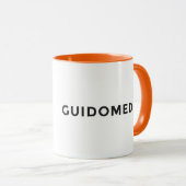 Guido-Medium-orange Kaffee-Tasse Tasse (VorderseiteRechts)