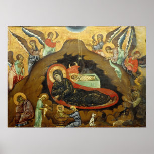 Guido of Siena - Krippe - Circa 1270 Poster