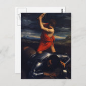 Guido Reni- David und Goliath Postkarte (Vorne/Hinten)