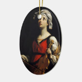 Guido Reni- St Cecilia Keramik Ornament (Links)