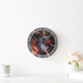 Guido Reni- The Archangel Michael defeating Satan Runde Wanduhr (Zuhause)