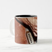 GUIITAR PLAYER Music-Lover-Tasse Zweifarbige Tasse (Vorderseite Links)