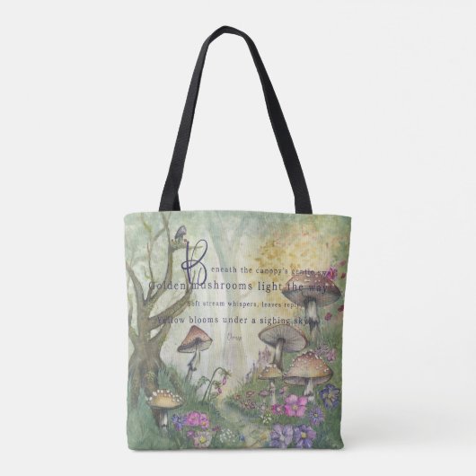Guilded Fungi Symphony Tasche (Rückseite)