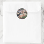 Guildford Cathedral Runder Aufkleber (Tasche)