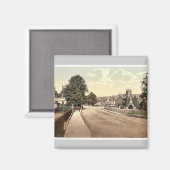 Guildhall Square, Tavistock, England Classic Foto Magnet (Vorderseite/Rückseite)
