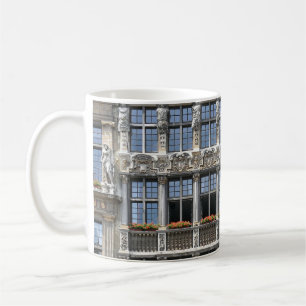 Guildhall Windows, Grote Markt, Brüssel. Kaffeetasse