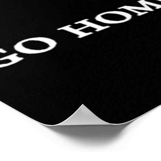 Guile geht Zuhause und sei ein Familienmann Poster (Ecke)