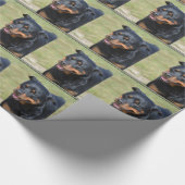 Guileless Rottweiler Geschenkpapier (Ecke)