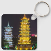 Guilin, China 2 sided Keychain Schlüsselanhänger (Rückseite)