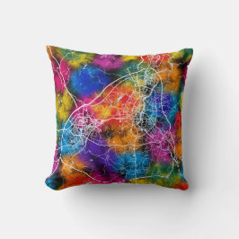 Guilin China City Map Kissen