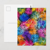 Guilin China City Map Postkarte (Vorne/Hinten)