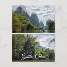 Guilin, China Collage Postkarte