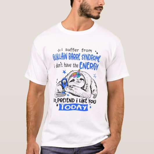 Guillain Barre Syndrome Awareness Month Ribbon Gif T-Shirt (Vorderseite)