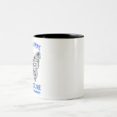 Guillain Barre Syndrome Awareness Month Ribbon Gif Zweifarbige Tasse (Mittel)