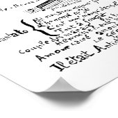 Guillaume Apollinaire, Venu de Dieuze Poster (Ecke)