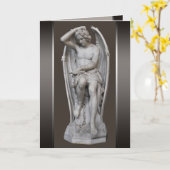Guillaume Geefs Lucifer CC0284 Grußkarte Karte (Gelbe Blume)
