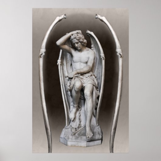 Guillaume Geefs Lucifer CC0286 Poster 36 in 91cm (Vorne)