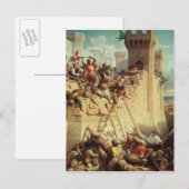 Guillaumede Clermont, das Ptolemais verteidigt Postkarte (Vorne/Hinten)