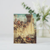 Guillaumede Clermont, das Ptolemais verteidigt Postkarte (Stehend Vorderseite)