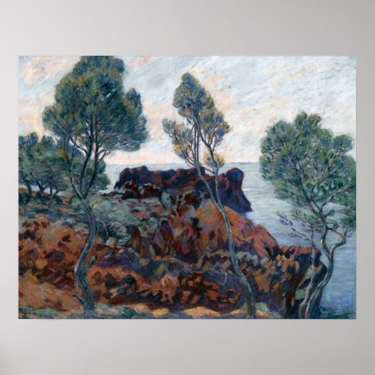 Guillaumin - Agay Les Roches Rouges Poster (Vorne)