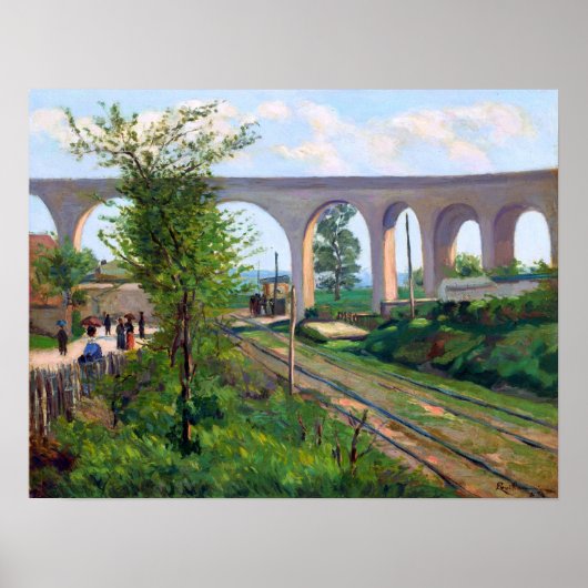 Guillaumin - Arcueil Aqueduct Sceaux Bahn Poster (Vorne)