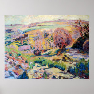 Guillaumin - Die Höfe von Pont Charraud 1918 Poster