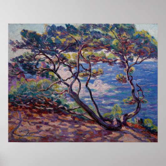 Guillaumin - Die Landschaft von Le Brusc im Süden Poster (Vorne)