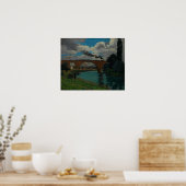 Guillaumin - Eisenbahnbrücke über den Marne Poster (Küche)