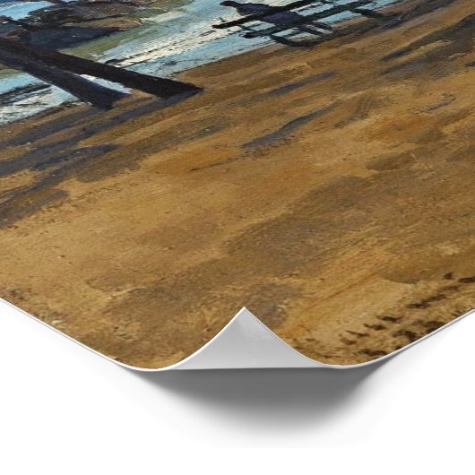 Guillaumin - Quai De La Rapee Poster (Ecke)