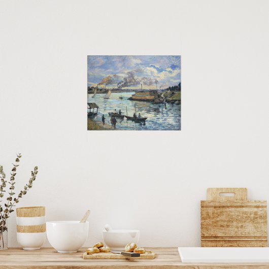 Guillaumin - River Scene Poster (Küche)