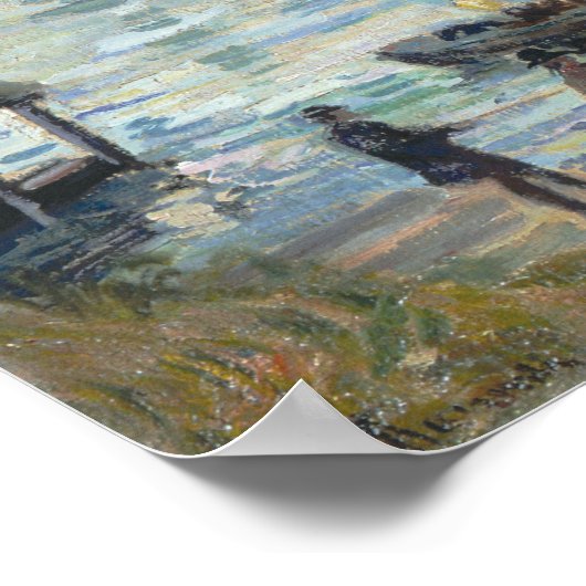 Guillaumin - River Scene Poster (Ecke)