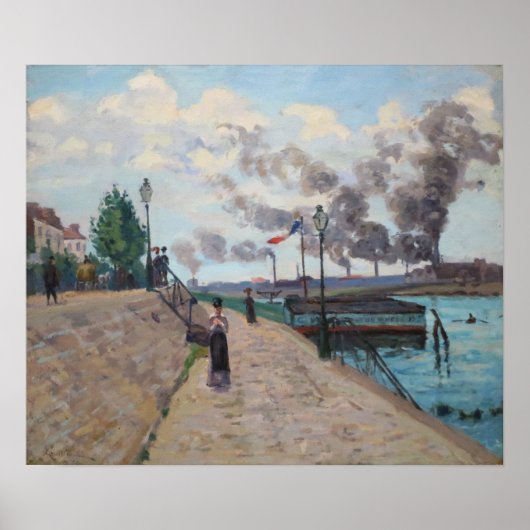 Guillaumin - Seine in Charenton Poster (Vorne)